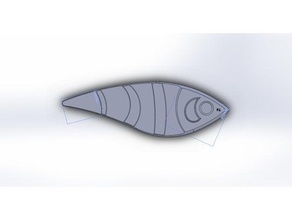 pislik yem kuzey turna balığı yüzme yemi 3d print model - Mito3D