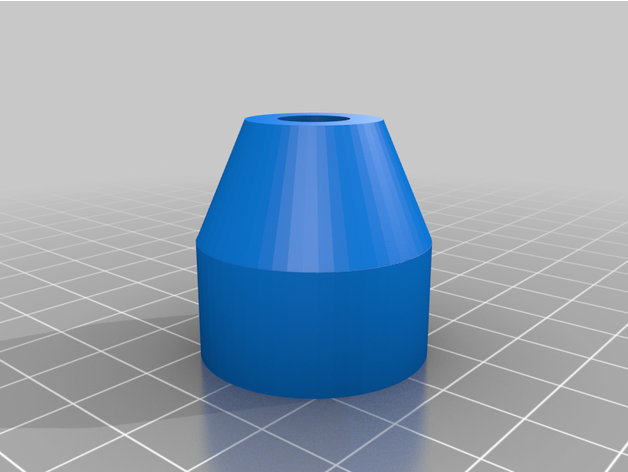 basit duş kapı topuz üstesinden gelmek m8 vidalamak fındık 3D print model - Mito3D