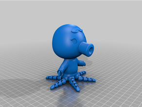 animal cruzando articulado marina 3d print model - Mito3D