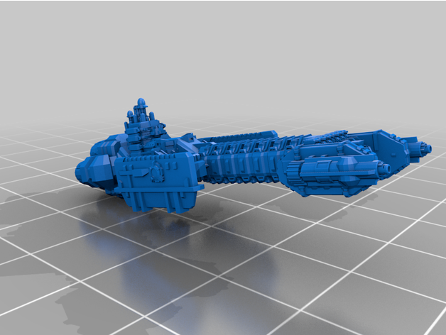 bfg 40k frota batalha gótico martelo guerra 3D print model - Mito3D