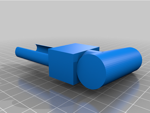guttering 22mm tube attachment greenhouse 3d print model - Mito3D