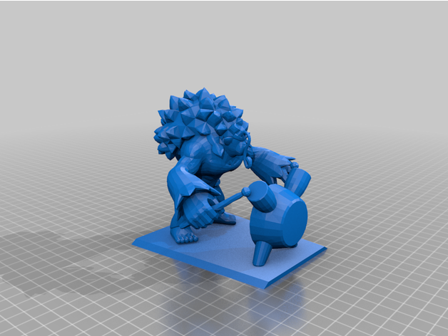 pokemon rillaboom oyuncak 3D print model - Mito3D
