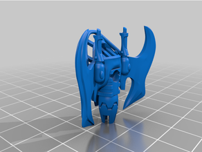 planeador bestia vaquero 40k drukhari martillo guerra 3d print model - Mito3D