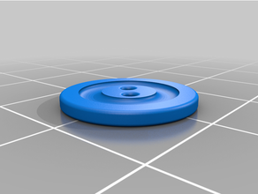15mm 2 hole button 3d print model - Mito3D
