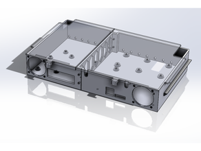 ender 3 - skr 14 rear case bigtreetech pro 3d print model - Mito3D