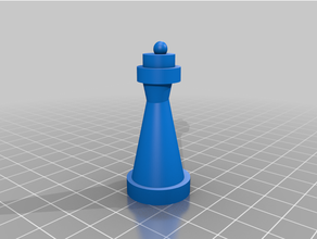 Schach minimal 3d print model - Mito3D