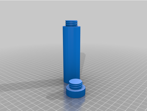 fully printable fishing rod expansion handle 3d print model - Mito3D