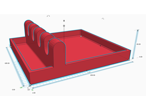 Grill Utensil Halter Unterstützung 3d print model - Mito3D
