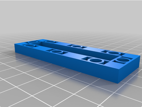 personnalisé openforge 20 plaine magnétique base personnalisateur 3d print model - Mito3D