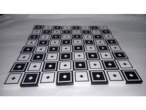 tablero ajedrez dettaglio incorporamento 3d print model - Mito3D