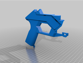 nerf rakip devirmek taktik tabanca kavrama Lazer mod 3d print model - Mito3D
