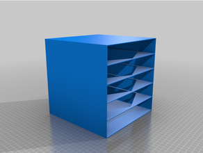 customisable storage trays drawers 3d print model - Mito3D