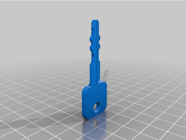 1284x fleet key 3D print model - Mito3D