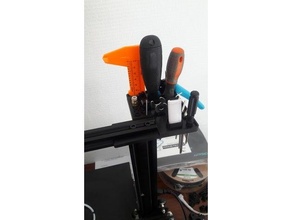 crealty Ender 3 kompakt Werkzeug Halter Unterstützung Werkzeugkasten 3d print model - Mito3D