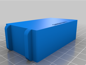 fpv goggle strap battery holder eachine fatshark skyzone 3d print model - Mito3D