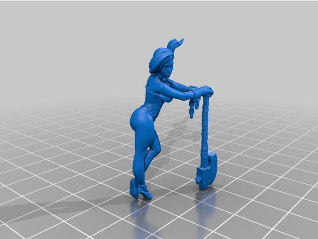 bárbaro dnd personagem humanóide dp 3D print model - Mito3D