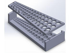 drillbit organizer bohren bisschen 3d print model - Mito3D