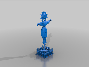 kobold totem - dnd terrain 3d print model - Mito3D