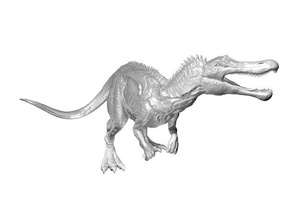 baryonyx animal baryonyx dino dinosaur jurassic jurassic park jurassic monster mount prehistoric statue 3d print model - Mito3D