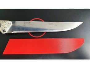 knife sheath 3d print model - Mito3D
