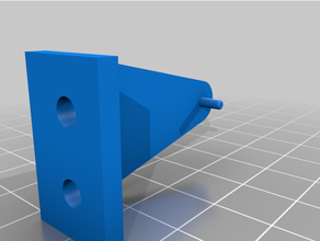 customized blind hold bracket retainer 3d print model - Mito3D