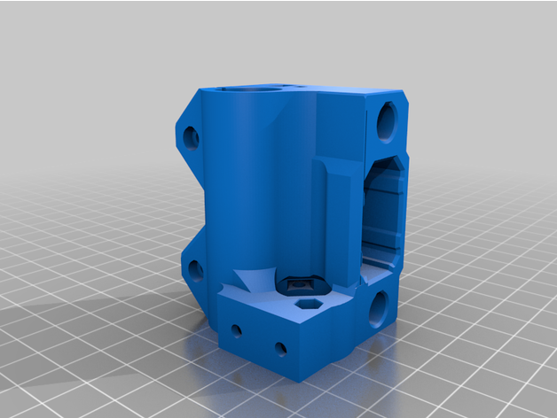 revised x-axis purge mech 3D print model - Mito3D