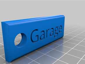 schl sselanh nger Garage gartenhaus Schlüssel Kette schlssel schlsselanhnger 3d print model - Mito3D