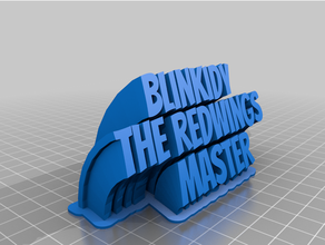 blink customized 3d print model - Mito3D
