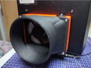 anycubic photon 80mm fan external power switch 100mm duct vent ventilation 3d print model - Mito3D