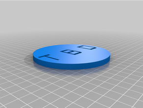 customized customizeable drink coaster 3d print model - Mito3D