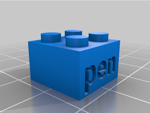 caneta personalizado 3d print model - Mito3D
