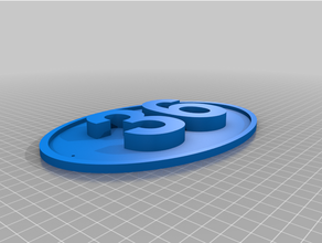 customized street number 3d print model - Mito3D