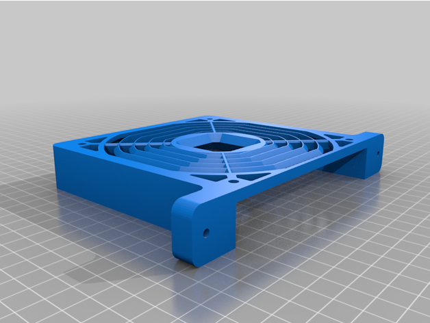 Sanyo 120mm hayran koruma dirsek binmek 3D print model - Mito3D