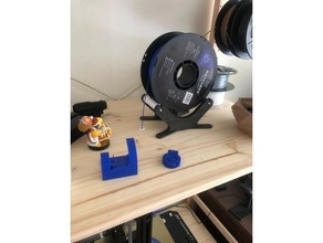 filament spool bearing rack 3d print model - Mito3D
