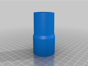 31mm 34 vacuum cleaner tube adapter 3d print model - Mito3D