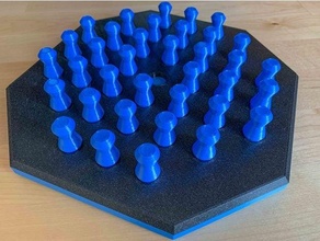 solitaire game pawn peg 3d print model - Mito3D
