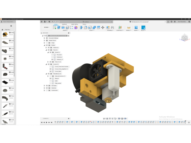 lk4 alfawise u30 e3d v6 volcán hotend + bltouch longer3d 3D print model - Mito3D