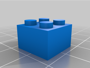 normal Lego tuğla özelleştirilmiş 3d print model - Mito3D
