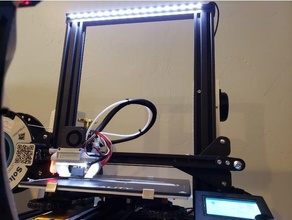 ender 3 Led şerit ışık bar 3d print model - Mito3D