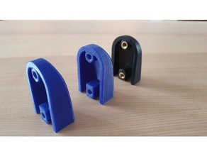 antler suitcase handle bracket 3d print model - Mito3D