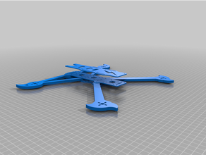 volt thrower drone fpv quadcopter frame 3d print model - Mito3D