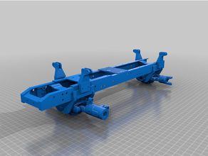 truck chassis diffs 3d print model - Mito3D