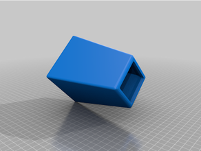 milluy grande retorcido cubo molde contenedores 3d print model - Mito3D