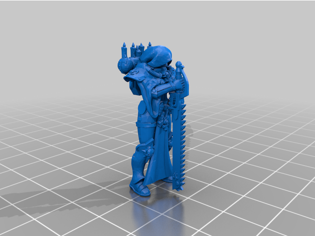 sorelle grande spade catena adepta sororitas battaglia warhammer 40k 3D print model - Mito3D