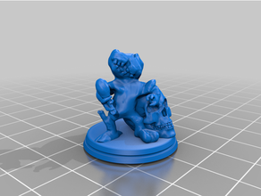 kalıp Toplantı dnd heykelcik minyatür canavar masaüstü 3d print model - Mito3D