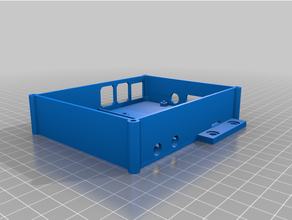 lampone pi 3 + 2ch relè Astuccio guaina remixare tavola montare 3d print model - Mito3D
