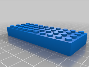personalizado Lego tijolo criador customizer friendly 3d print model - Mito3D