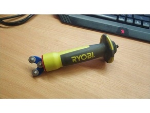 ryobi angle grinder key handle 3d print model - Mito3D