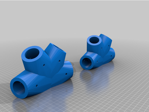 customized geodesic dome connectors 3d print model - Mito3D