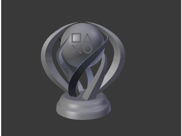 platino trofeo 3D print model - Mito3D